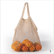 3-Pack Pure Cotton Mesh Fruit and Vegetable Bags - Reusable and Sustainable