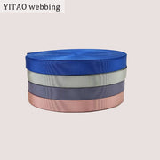 Customize any size mixed color polyester strap with pit pattern imitation nylon webbing