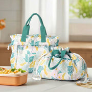 Portable insulated lunch bag