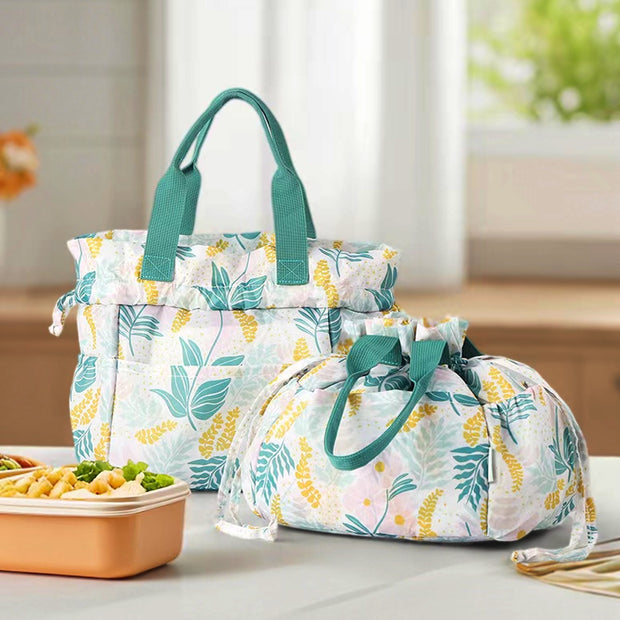 Portable insulated lunch bag