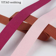 Customize any size mixed color polyester strap with pit pattern imitation nylon webbing