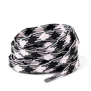 Colorful polyester flat shoelaces