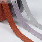 Customize any size mixed color polyester strap with pit pattern imitation nylon webbing
