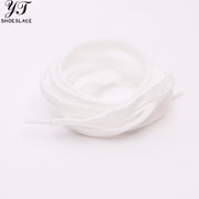 2 pairs Off-white polyester flat shoelaces, athletic shoelaces