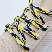 Mixed multi-color shoelaces batch customization