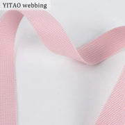 Customize any size mixed color polyester strap with pit pattern imitation nylon webbing