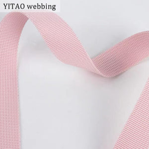 Customize any size mixed color polyester strap with pit pattern imitation nylon webbing
