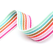 cotton webbing-1.5 inch wide webbing-rainbow webbing-webbing belt-bags webbing