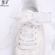 Dreamy Organza Shoelaces for Women - Sheer Sparkling Shoe Accessories