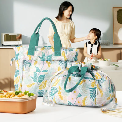 Portable insulated lunch bag