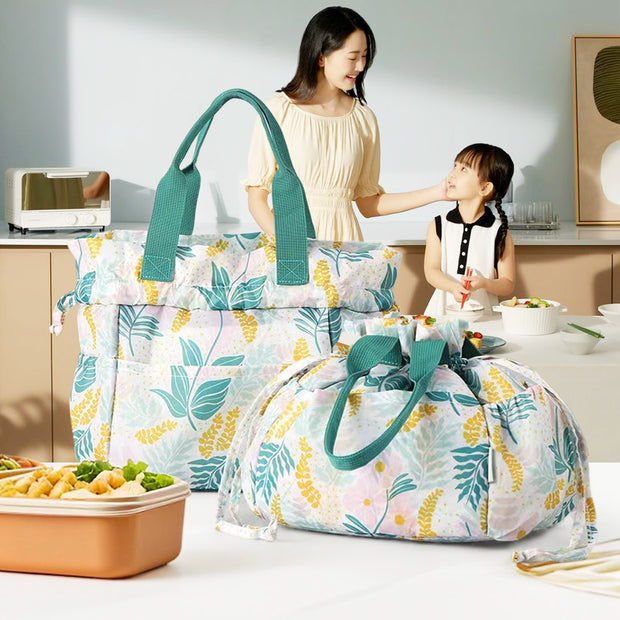 Portable insulated lunch bag