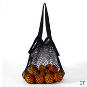 3-Pack Pure Cotton Mesh Fruit and Vegetable Bags - Reusable and Sustainable