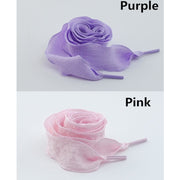 Ruffle shoelaces multiple colors suitable for sneakers