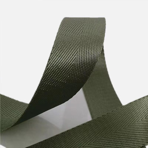 Customizable plain herringbone polyester webbing backpack straps