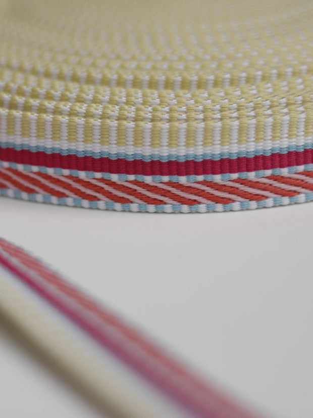 Rainbow braided shoulder straps webbing