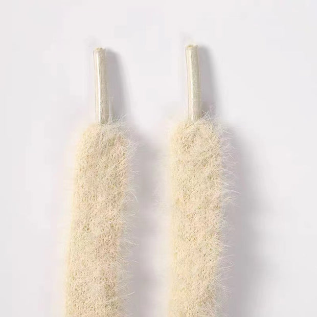 Mink fur shoelaces, fur shoelaces, suitable for sports shoes,