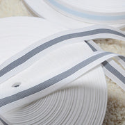 Customizable striped cotton blend webbing: 1.5-inch webbing