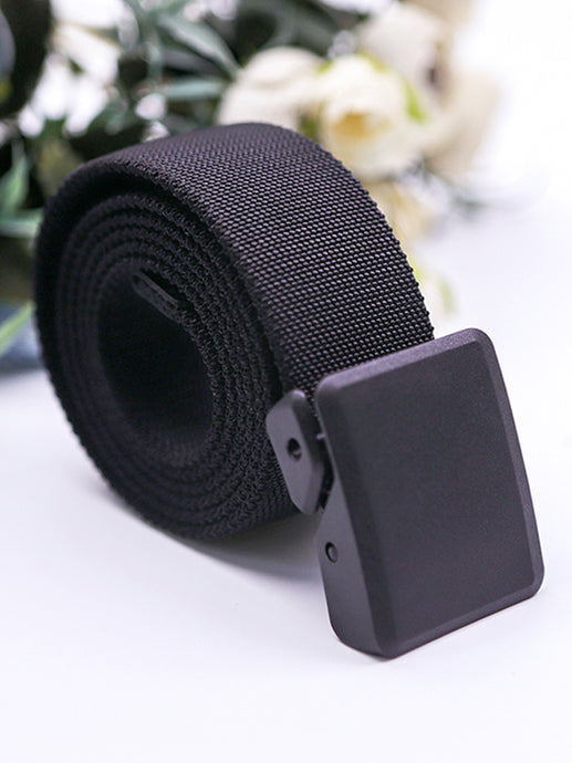 Black elastic webbing can be used as a waist belt
