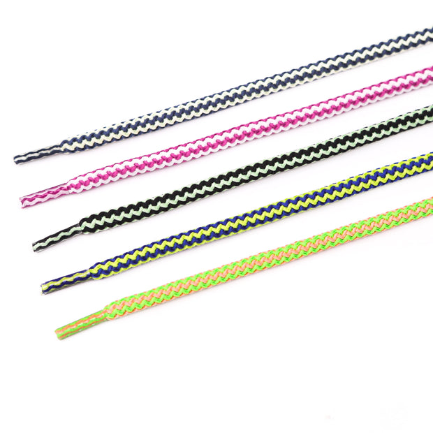 Round shoelaces with various colors available for customization