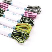 Round shoelaces with various colors available for customization