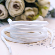 White nylon shoelaces