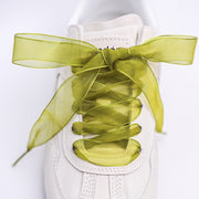 15MM Width Organza Shoelaces for Women