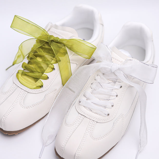 15MM Width Organza Shoelaces for Women