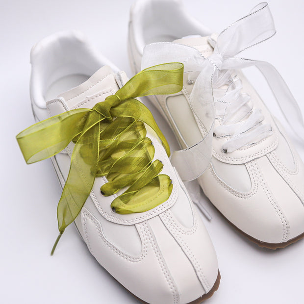 15MM Width Organza Shoelaces for Women