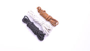Non-elastic round rope shoelaces in multiple colors