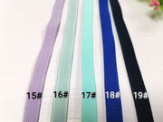 Wide Colored Double-side Twill Elastic Band, Elastic Trim, Elastic Ribbon