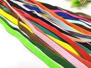 Wide Colored Double-side Twill Elastic Band, Elastic Trim, Elastic Ribbon