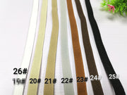 Wide Colored Double-side Twill Elastic Band, Elastic Trim, Elastic Ribbon
