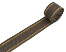 Load image into Gallery viewer, Custom 1.5 inch striped webbing cotton webbing bag strap fabric strap canvas webbing pet collar webbing backpack strapping suitable for textile sewing accessories