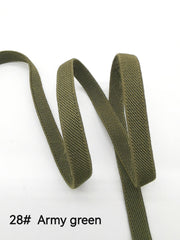 Wide Colored Double-side Twill Elastic Band, Elastic Trim, Elastic Ribbon