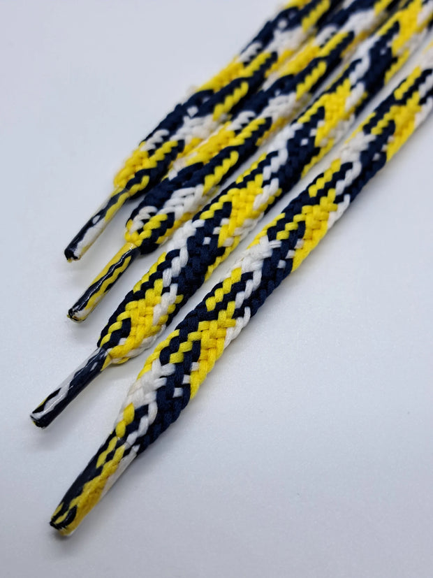 Mixed multi-color shoelaces batch customization