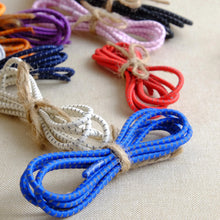 Load image into Gallery viewer, Reflective Elastic Round Shoelaces Shoe Laces Sports Shoes Casual