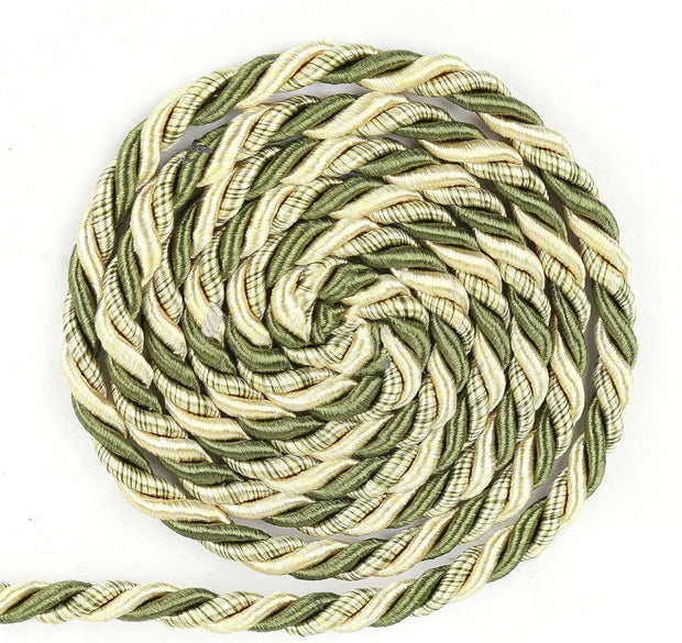 6mm  Twisted Cord Rope Trim Craft Decorative Nylon Rope Handmade Cording